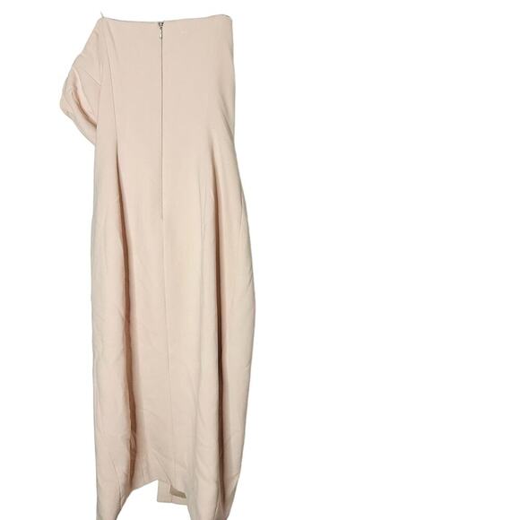 JAY GODFREY Women's Pink Blush Thompson Strapless Midi Dress Size 0 - Picture 3 of 9